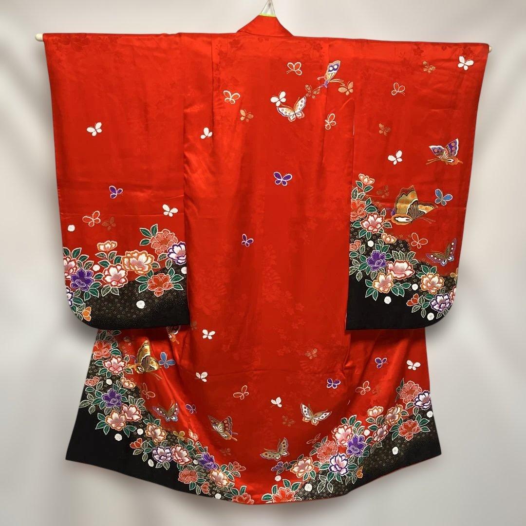 ぴ*ろ様 2-上　七五三　お正月　女の子　着物　7歳　１4点セット