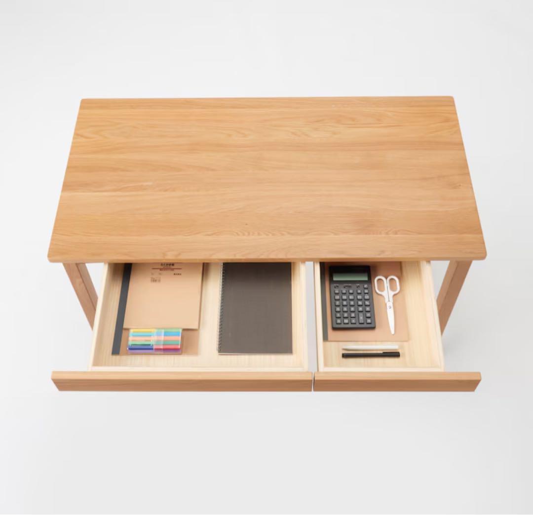 【無印良品】木製デスク（オーク材）