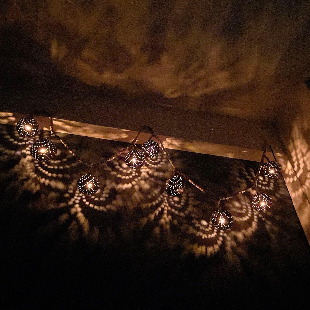 未使用品！おしゃれ！アジアン雑貨　ヤシの実ライト　間接照明