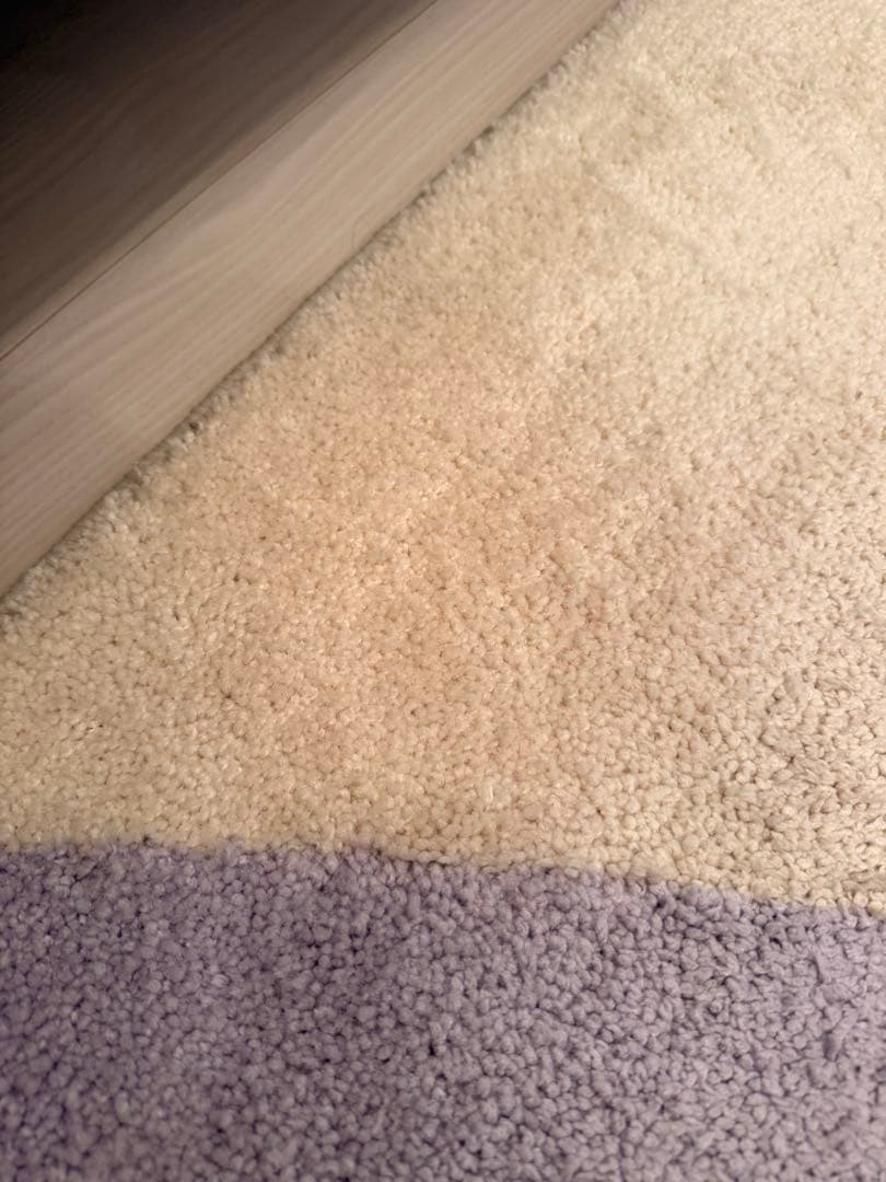 unico FOKEL(フォケル) ラグ ベージュ 140×200 - メルカリ