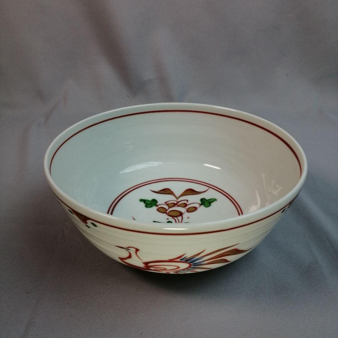 【茶道具】久世久宝造 赤絵菓子器　菓子器143