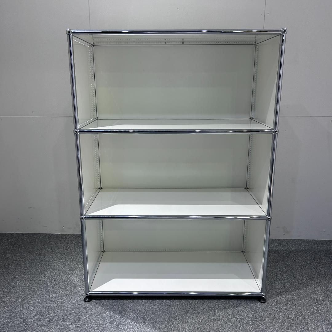 【美品】USMハラー　キャビネット 1列3段