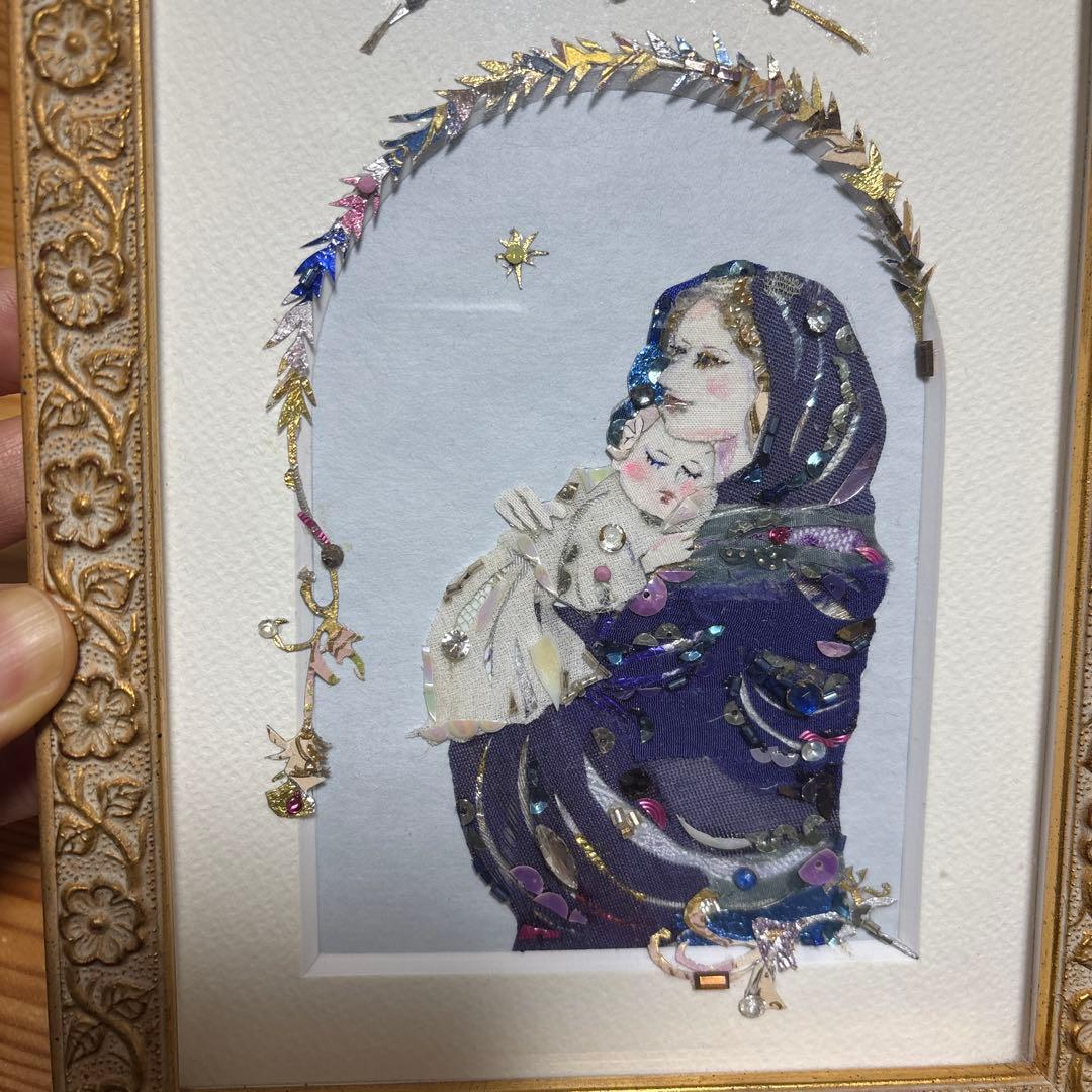 【お値引き不可】マリア様のイラスト　コラージュ