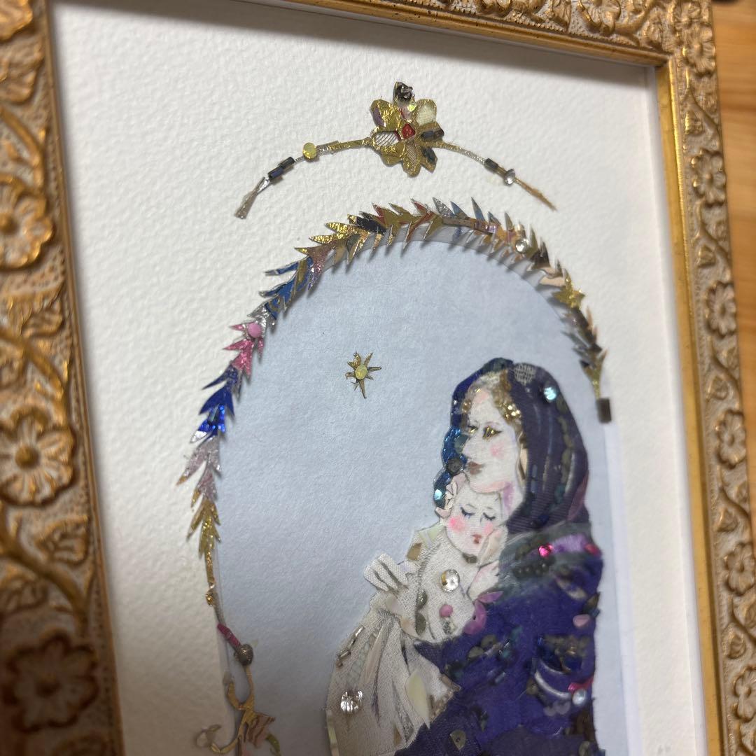 【お値引き不可】マリア様のイラスト　コラージュ