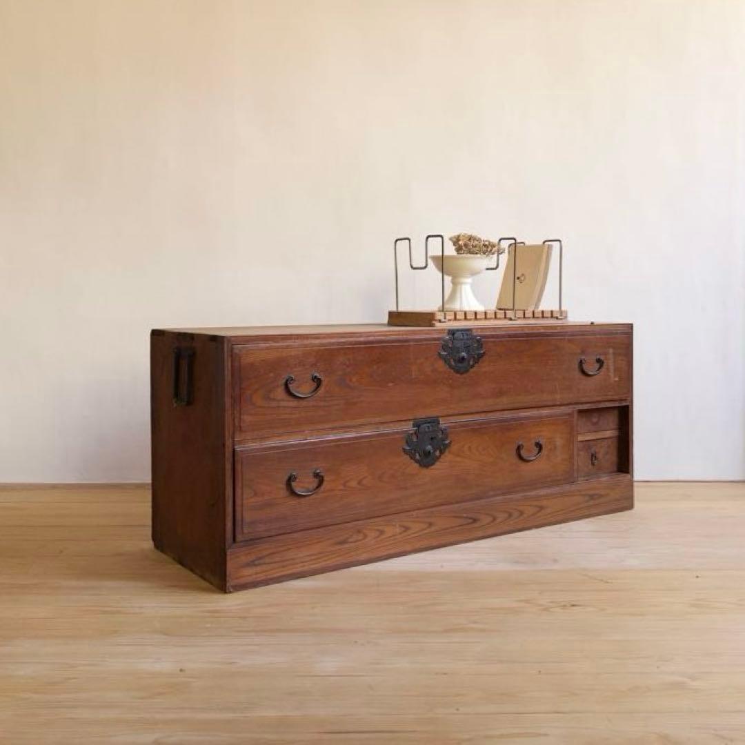 ローボード　収納棚　古道具　古家具　和家具　ビンテージ　アンティーク　レトロ