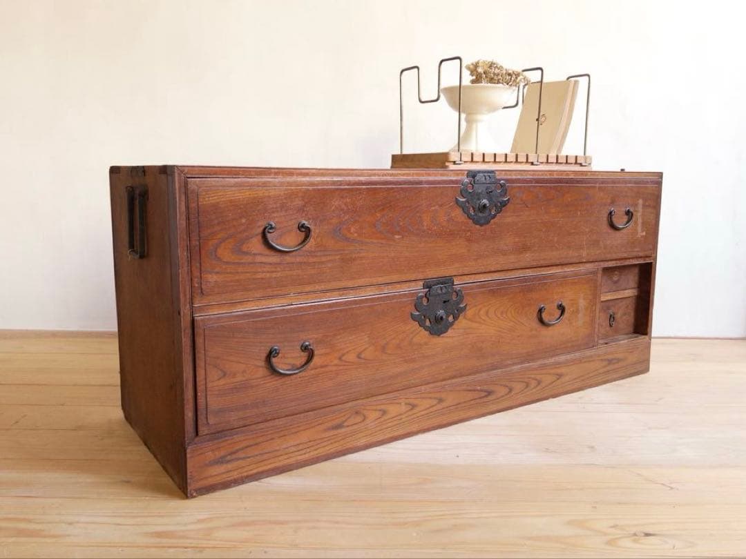 ローボード　収納棚　古道具　古家具　和家具　ビンテージ　アンティーク　レトロ