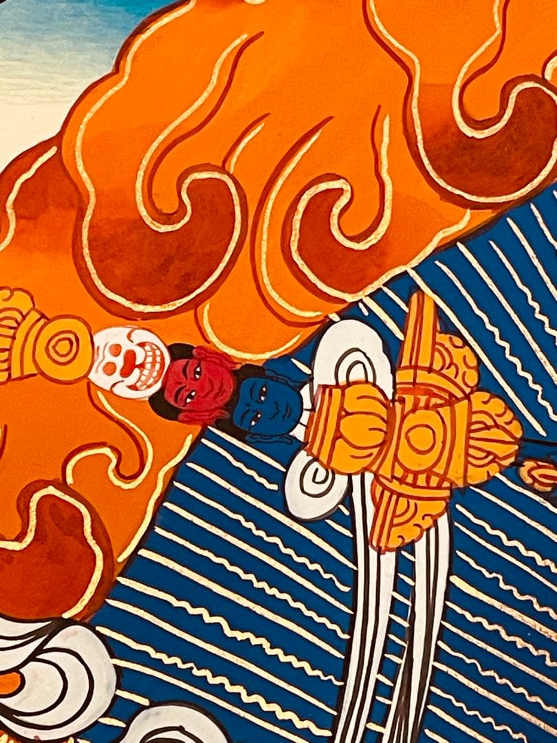 肉筆画 手描き仏画 ヴァジュラヨーギニー Vajrayogini ヨギニ タンカ