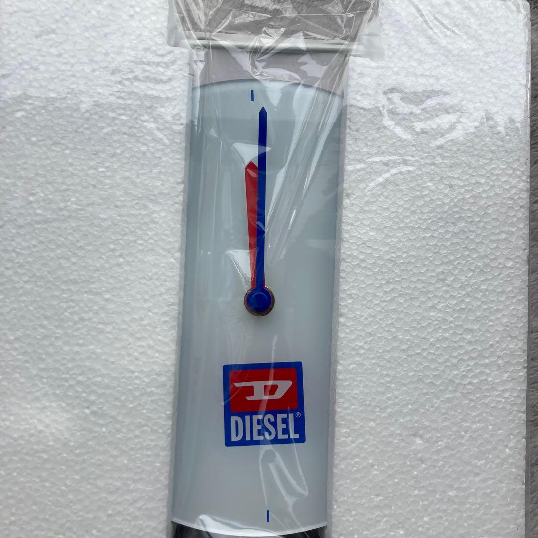 新品未開封】DIESEL ロゴデザイン 掛け 置時計 ノベルティ 非売品