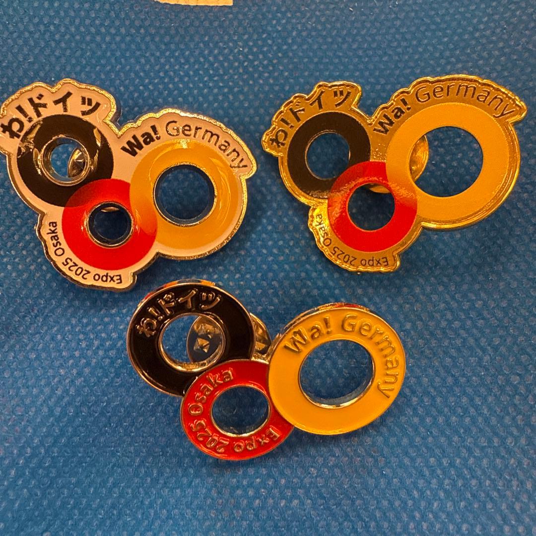 非売品！ 大阪・関西万博2025 ドイツパビリオン ピンバッジ 3点セット