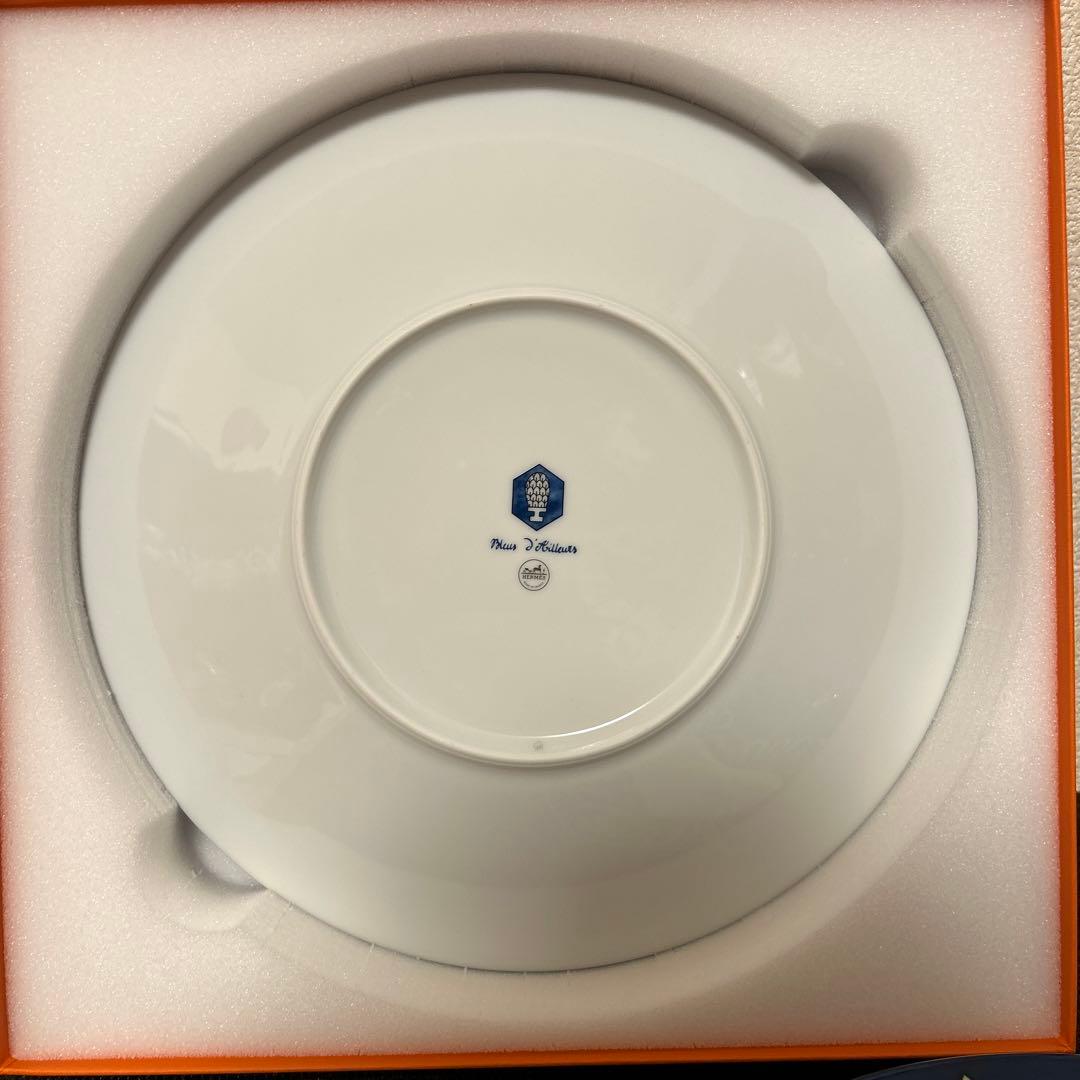 エルメス　ブルーダイユール　ディナープレート　27.5cm