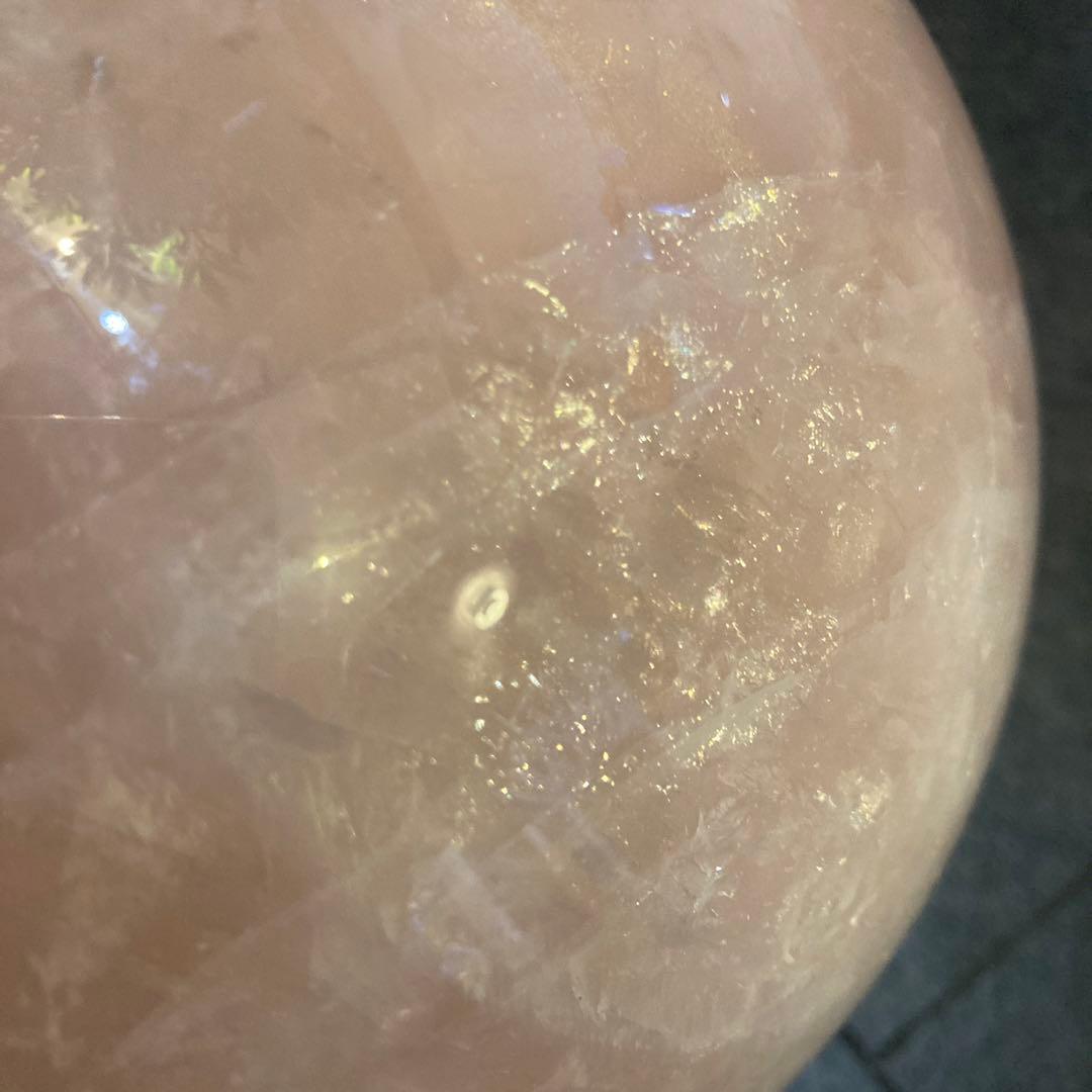 スター10kg越え　超巨大マダガスカル　スター　ローズクオーツ　スフィア　水晶球