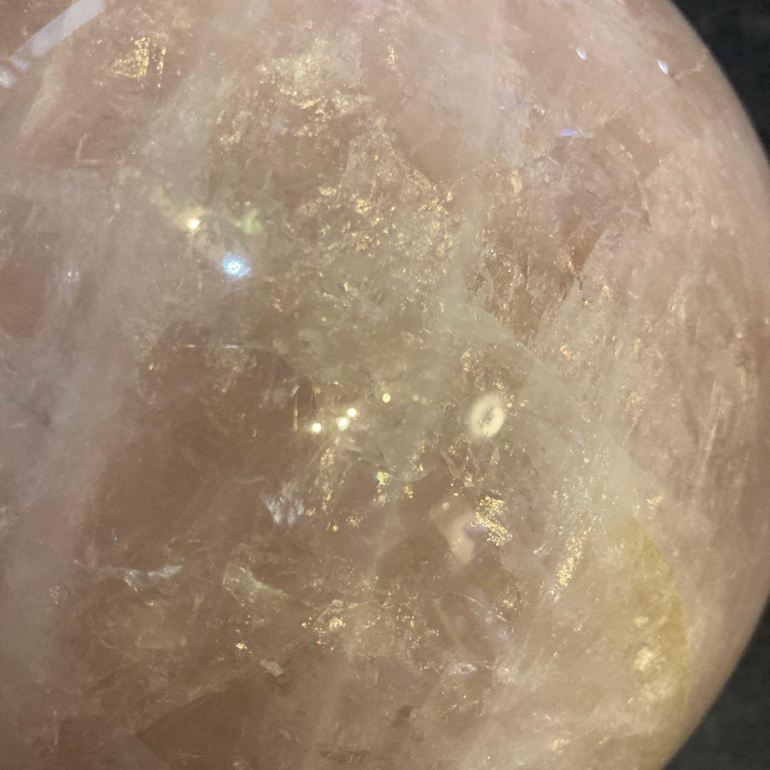 スター10kg越え　超巨大マダガスカル　スター　ローズクオーツ　スフィア　水晶球