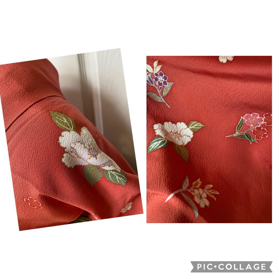 candy トールサイズの可愛いお振袖　金彩　ピンク