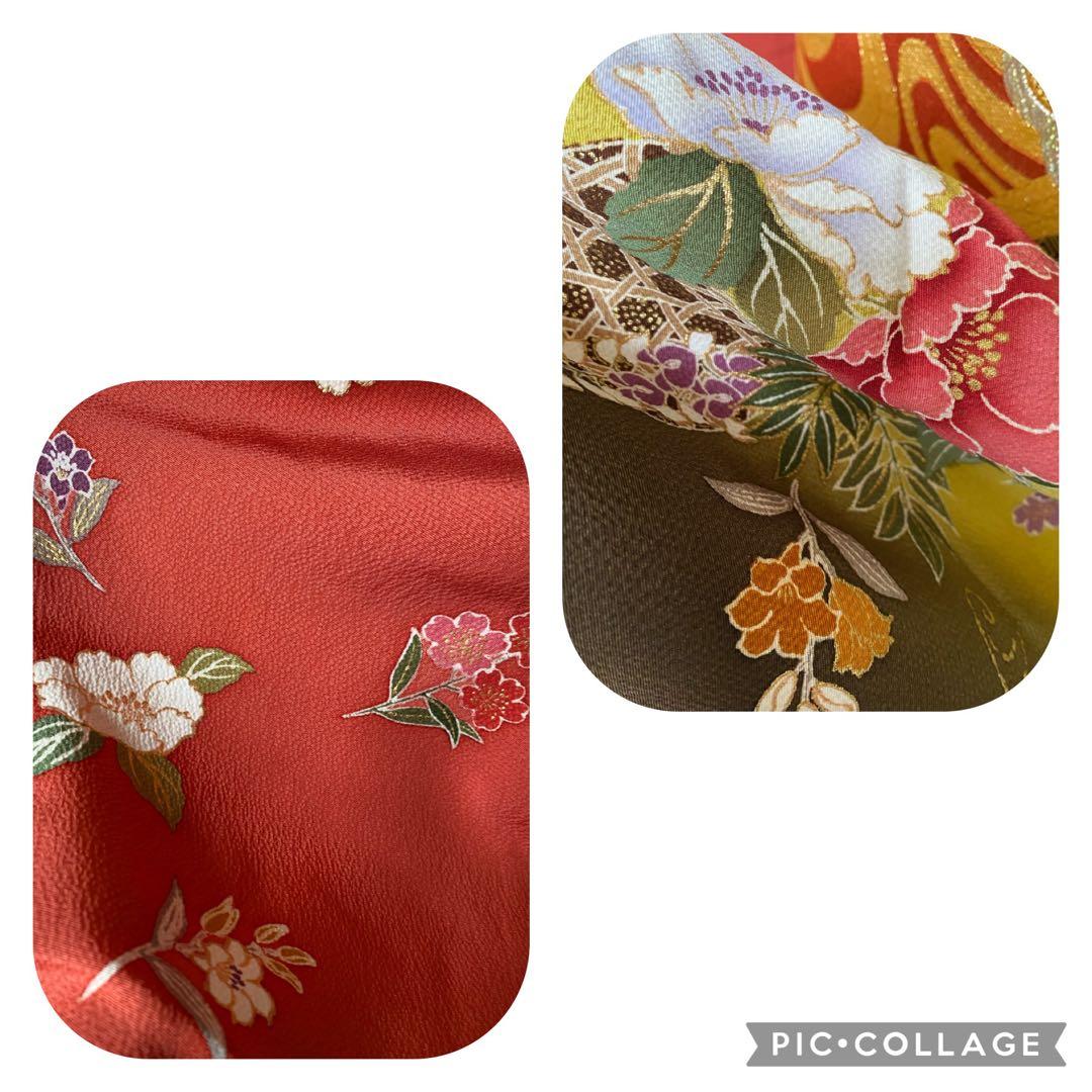 candy トールサイズの可愛いお振袖　金彩　ピンク