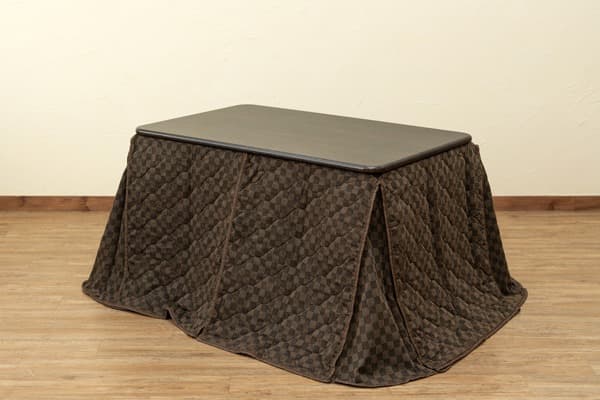 《新品・送料無料》ダイニングコタツ　掛け布団セット　110×70　BR/NA