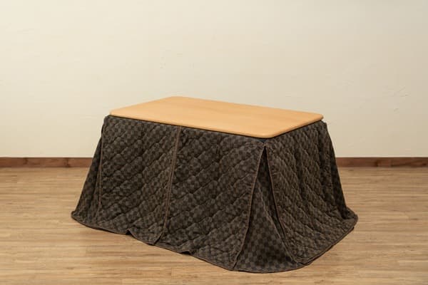 《新品・送料無料》ダイニングコタツ　掛け布団セット　110×70　BR/NA