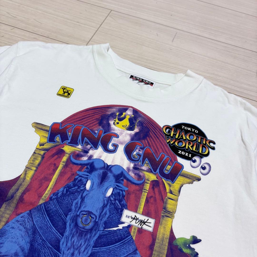 レア□King Gnu キングヌー□2021 THE GAME ライブ Tシャツ - メルカリ