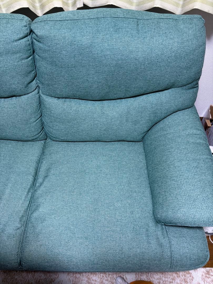 ニトリ 2人掛け 布張りソファ