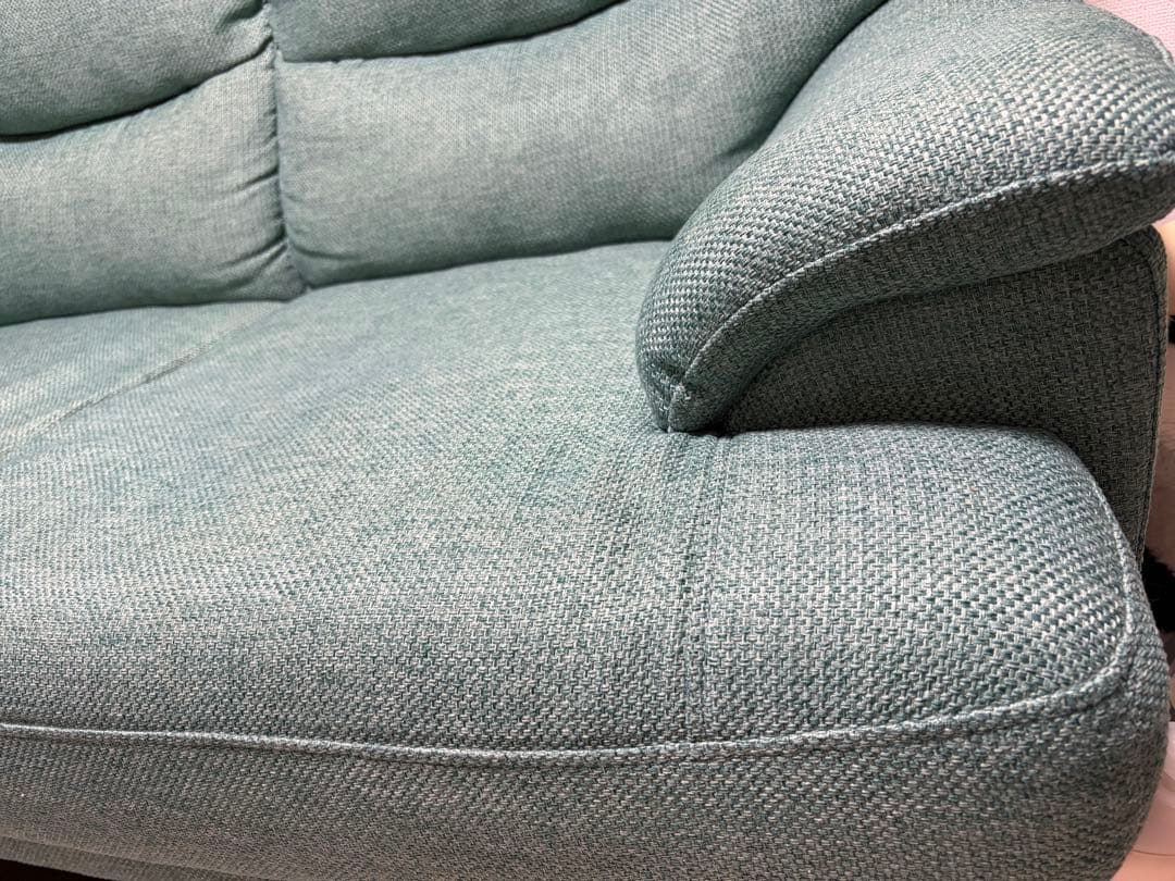 ニトリ 2人掛け 布張りソファ