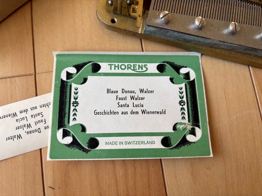 ⚠️メカのみ⚠️トーレンス　Thorens　50弁　オルゴール　美しく青きドナウ他
