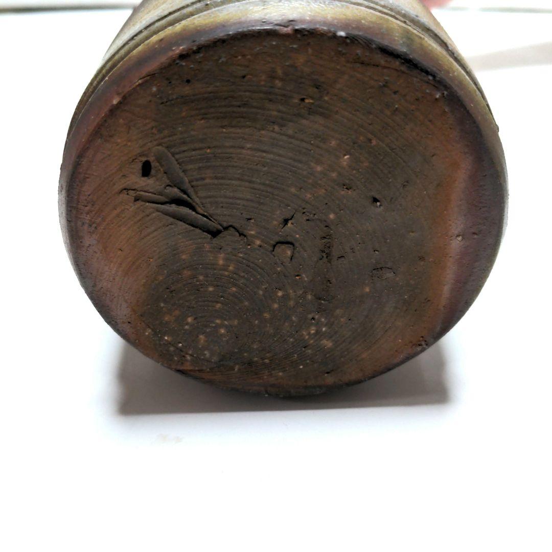 備前焼　花瓶　藤原雄　人間国宝　共箱