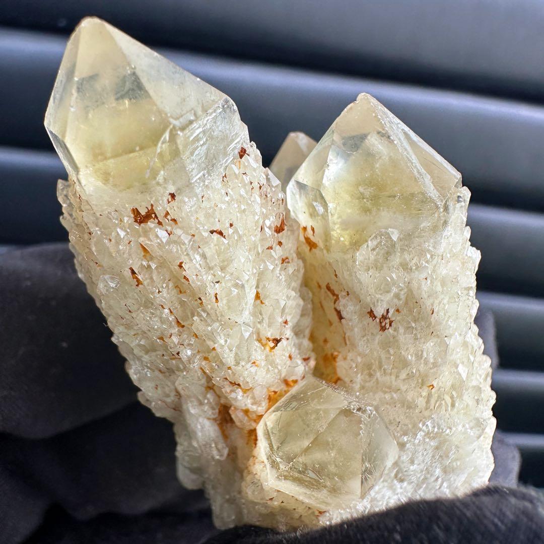 希少❗️オーラ皮膜レインボーシトリンスピリットクォーツ カクタスクォーツA1537