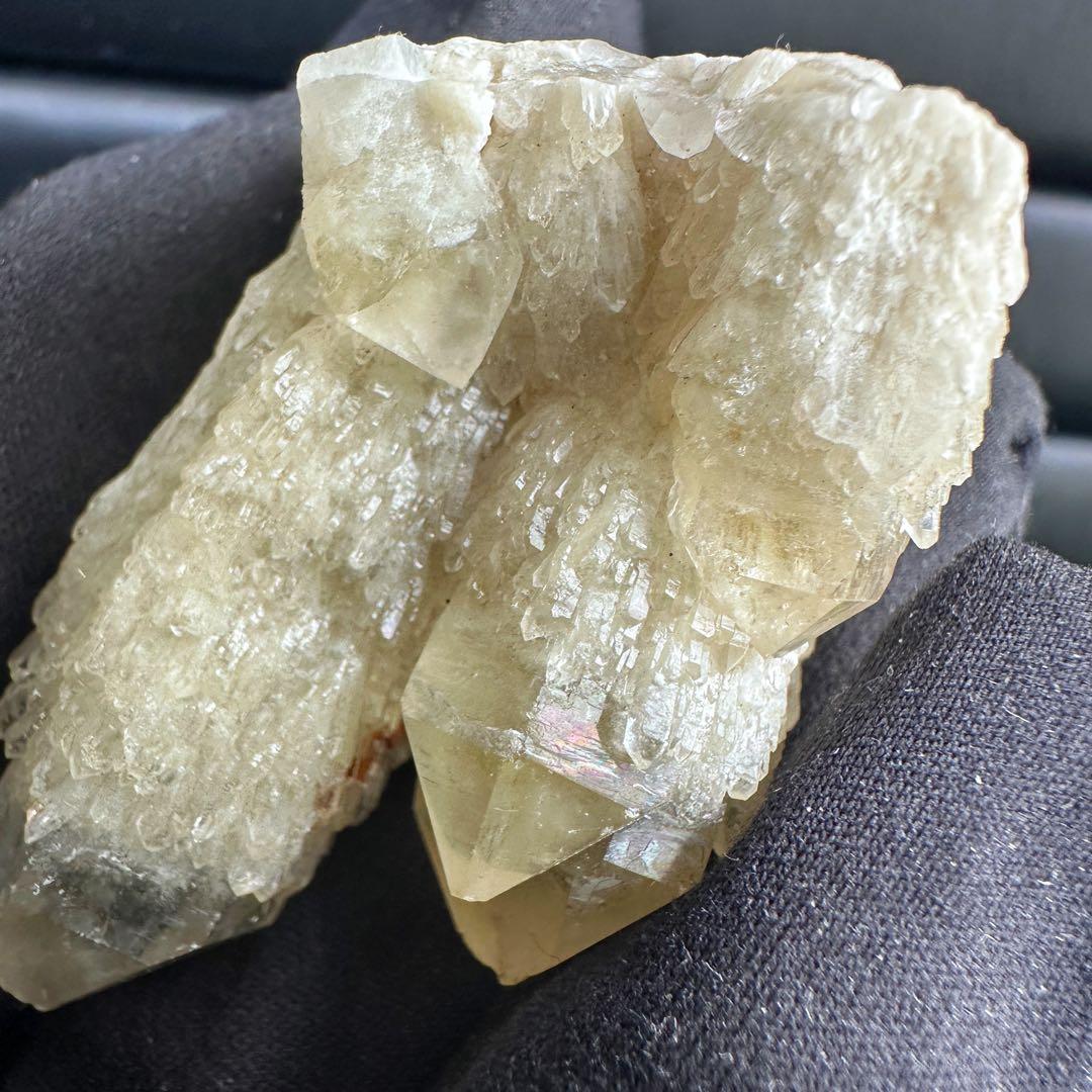 希少❗️オーラ皮膜レインボーシトリンスピリットクォーツ カクタスクォーツA1537