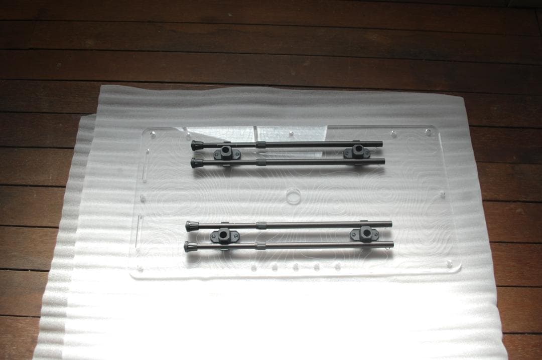 22000円→アウトレットSALE！アクリルキャンプテーブル80ｘ40ｃｍ