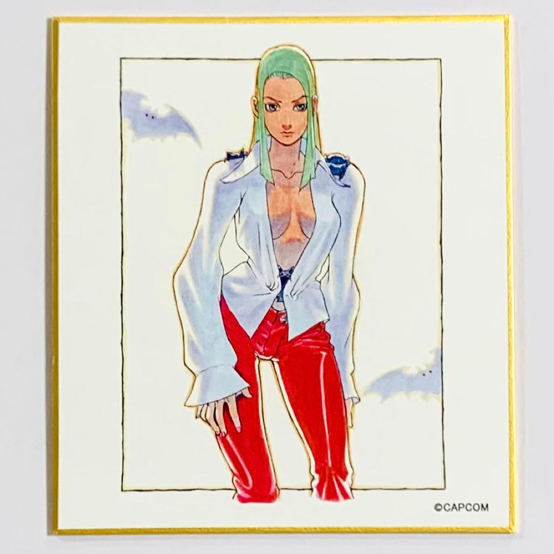 ヴァンパイア ハンター セイヴァー展 ミニ色紙 モリガン セイバー