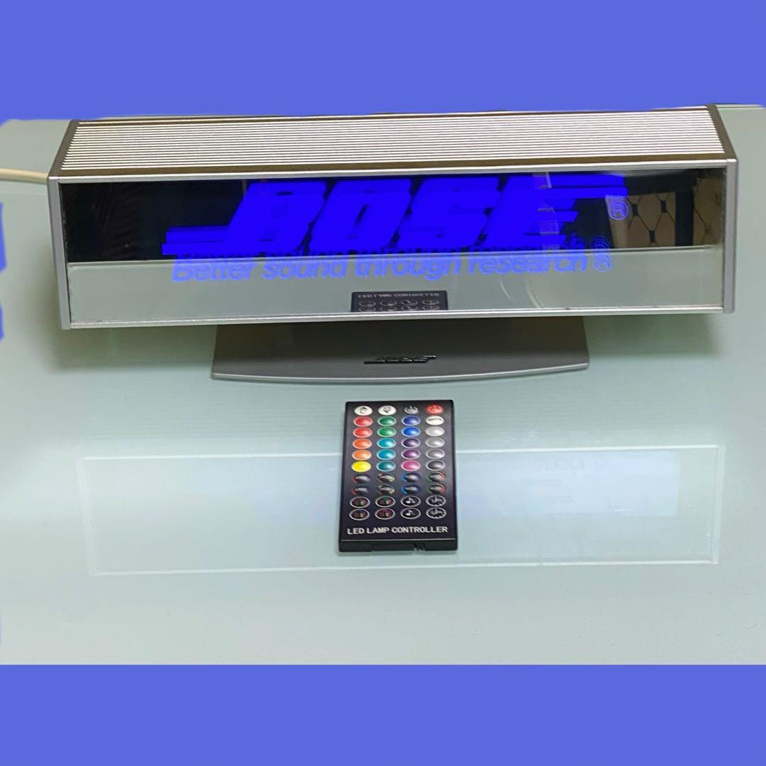 美品　BOSE LED サインランプ　リモコン付き　音センサー付き