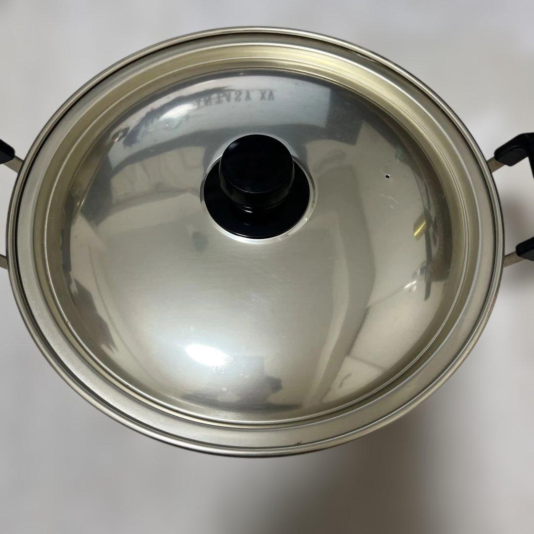 新品・未使用｜アカオアルミ 純しゅう酸 あじなべ 30cm 大型 料理鍋