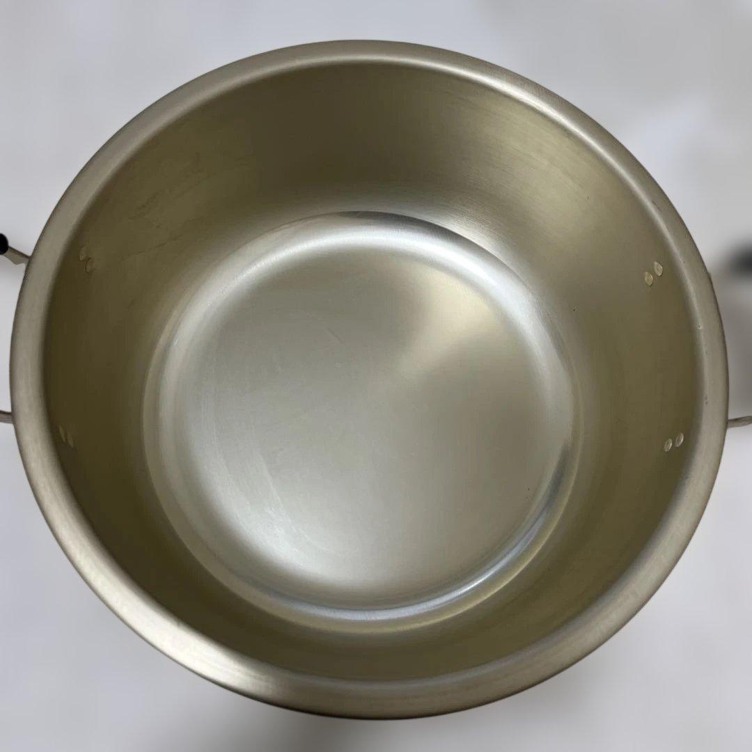 新品・未使用｜アカオアルミ 純しゅう酸 あじなべ 30cm 大型 料理鍋