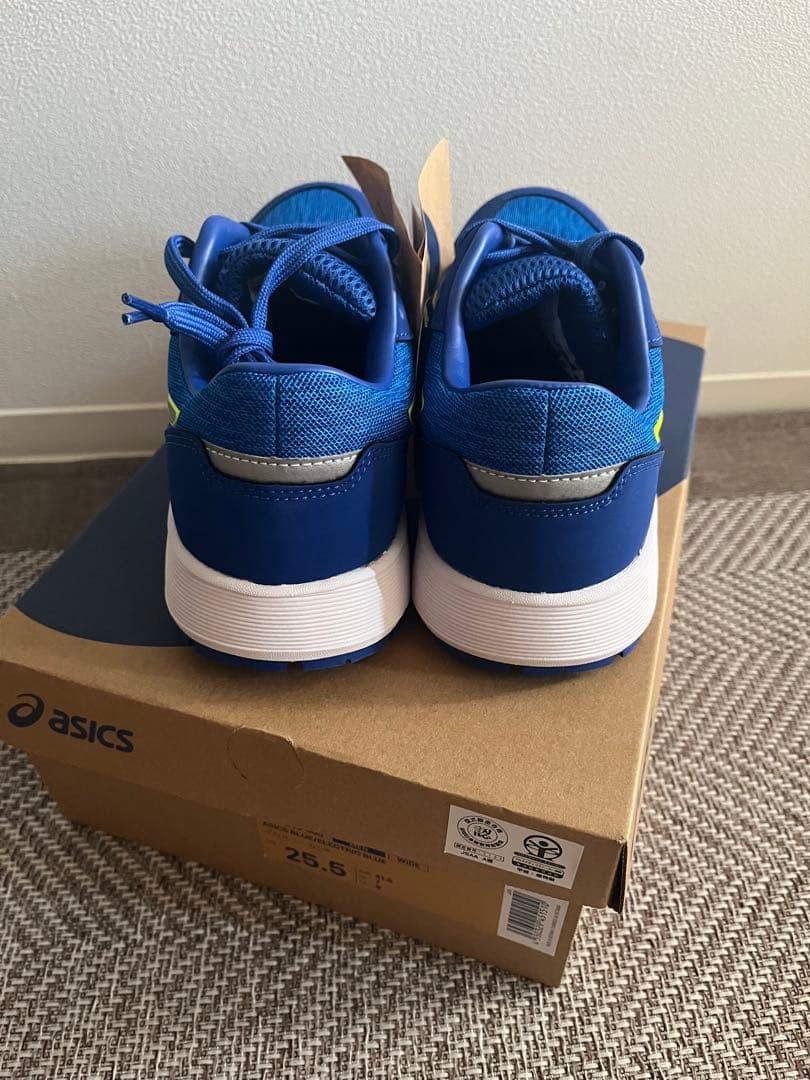 asics 安全靴 25.5cm 青 WINJOB CP212 AC