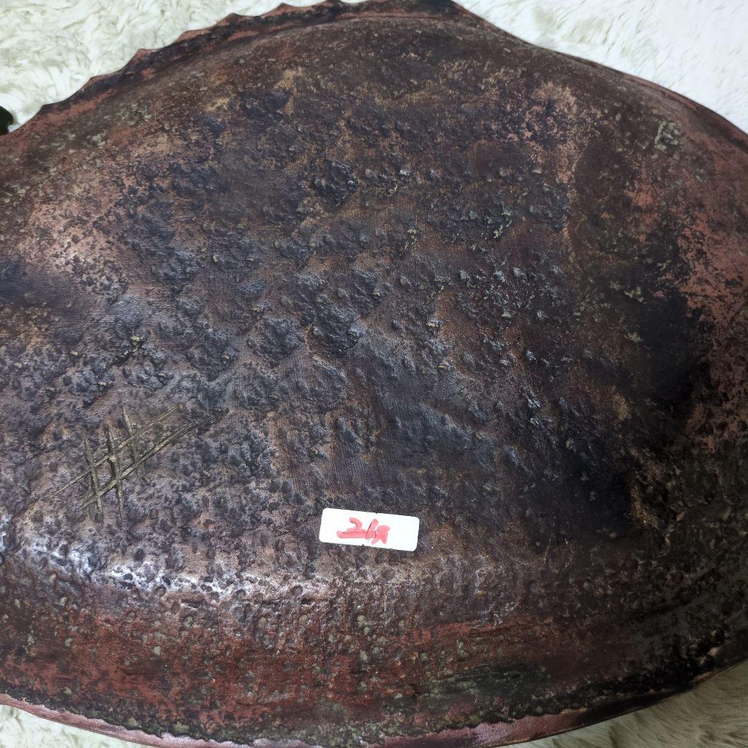 備前焼　魚型　大皿　飾皿