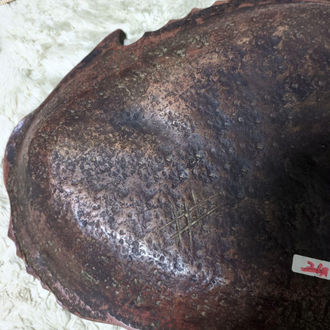 備前焼　魚型　大皿　飾皿