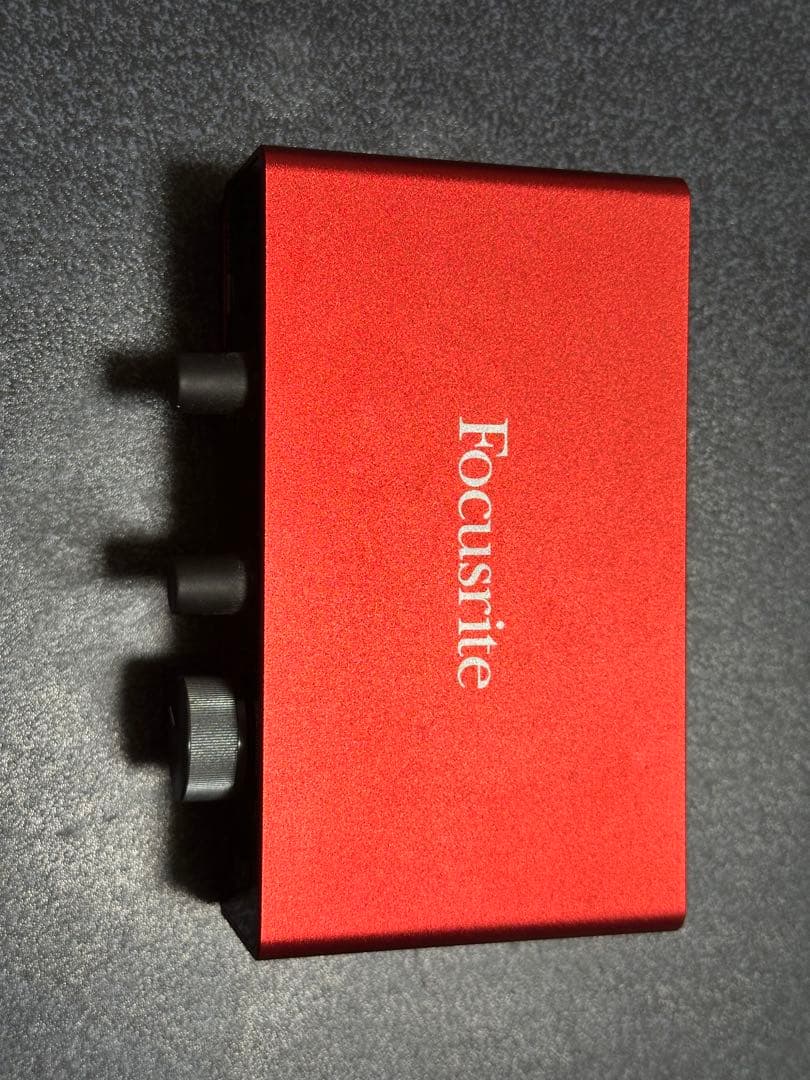 DTM・DAW FOCUSRITE Scarlett Solo (gen. 3)