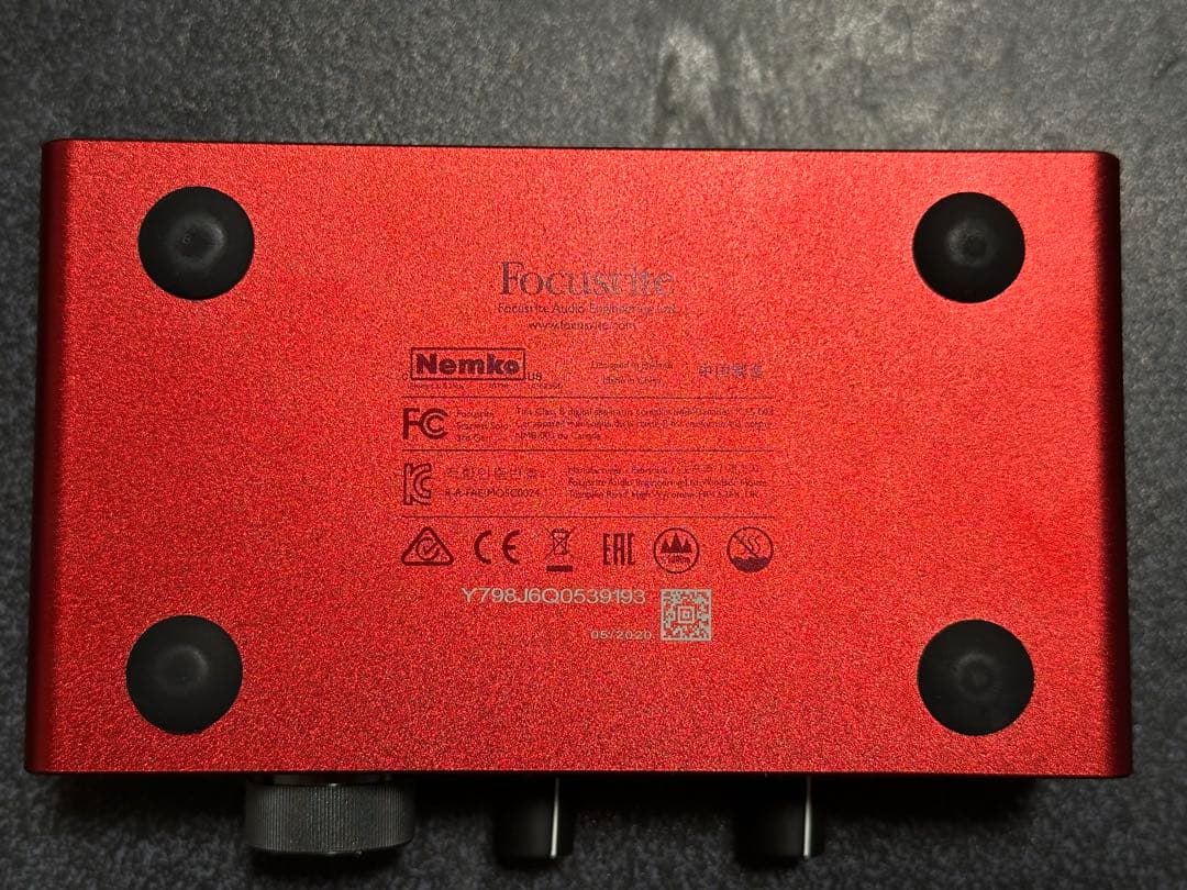 DTM・DAW FOCUSRITE Scarlett Solo (gen. 3)