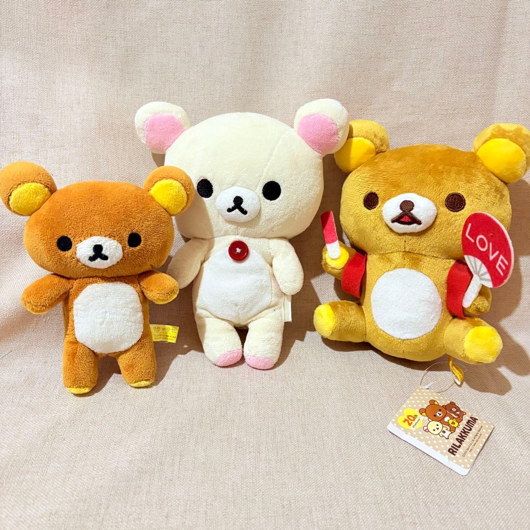 リラックマ　コリラックマ　ぬいぐるみ　キーホルダー　ストラップ　まとめ売り