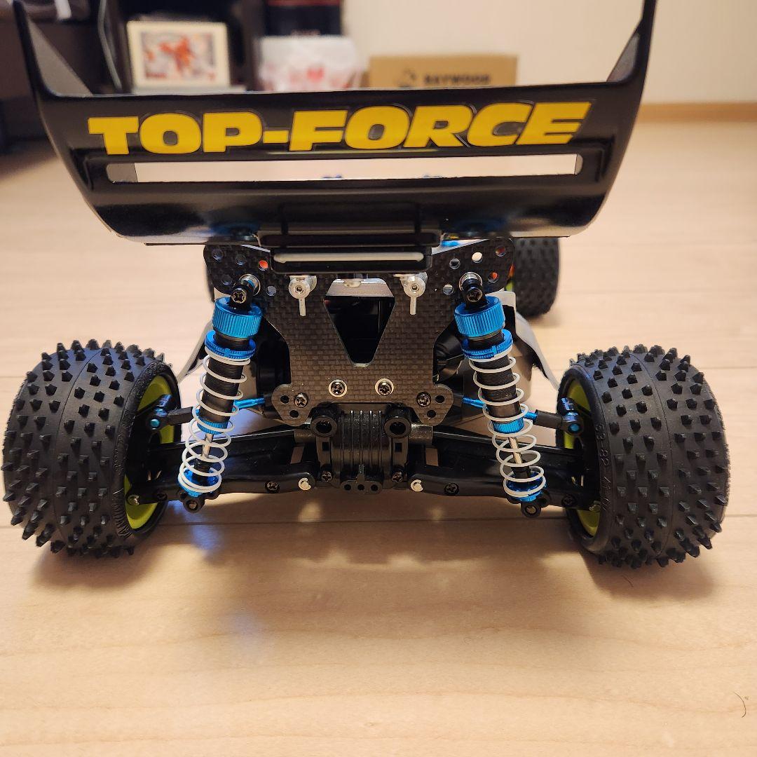 【美品】タミヤ トップフォース メカ＆OPパーツ多数付 EVO仕様 プロポセット