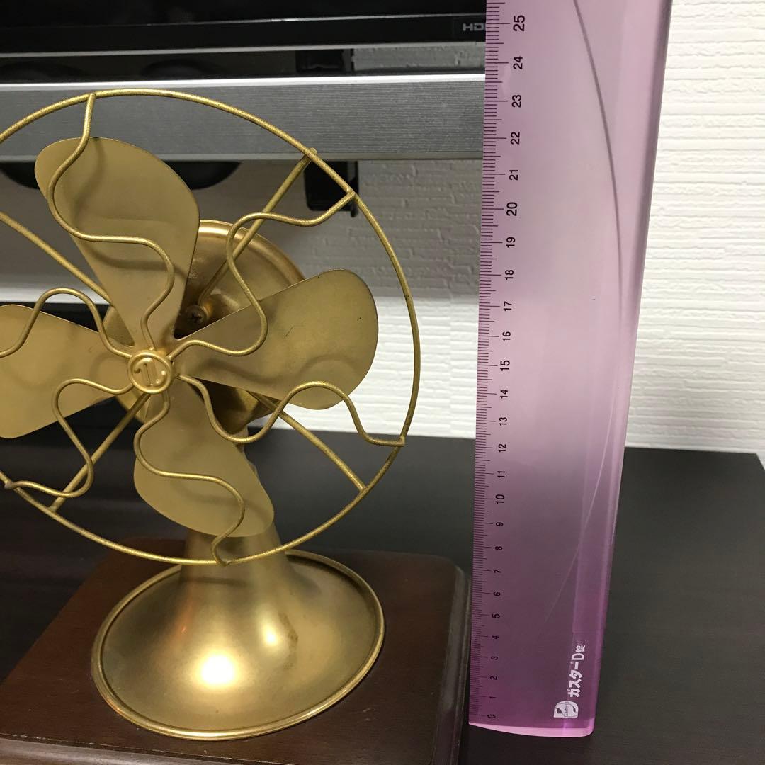 アンティーク　オルゴール　扇風機　レトロ　ゴールド　限定