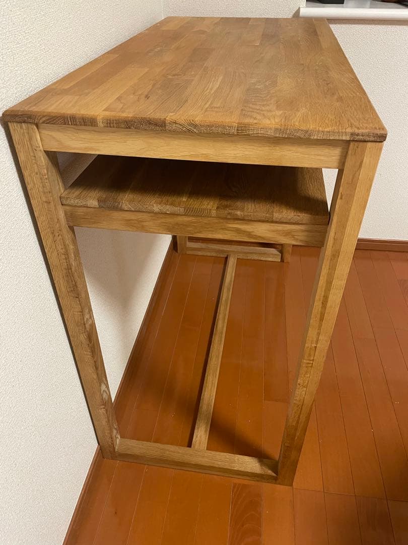 オークカウンターテーブル