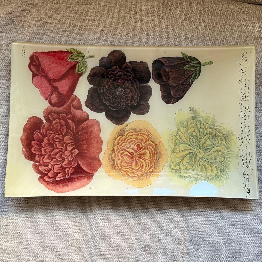 ジョンデリアン 大判デコパージュプレート 40×25cm