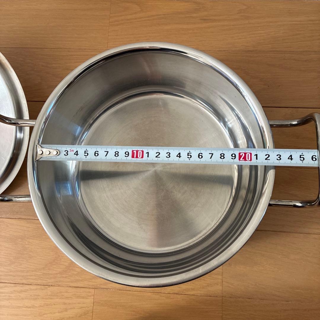 ジオプロダクト　両手鍋 22センチ