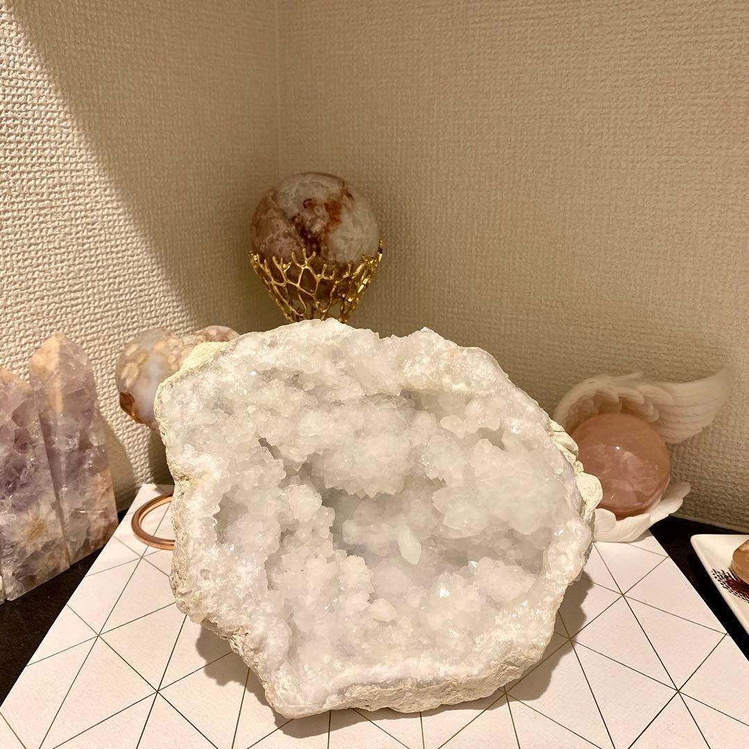 高品質 ジオード ドゥルージー 晶洞 水晶