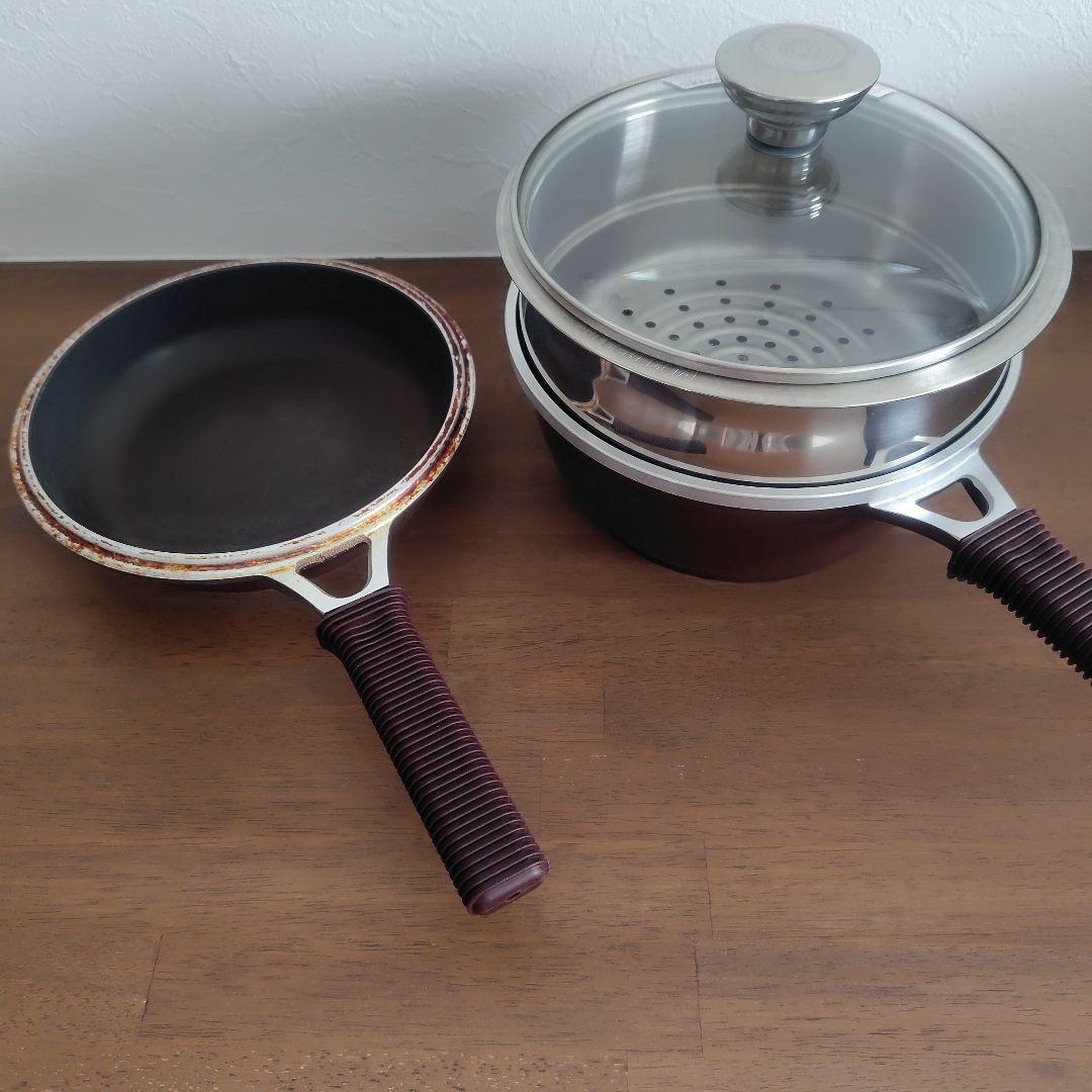 アサヒ軽金属　ダブルパン　蓋　スチーマー