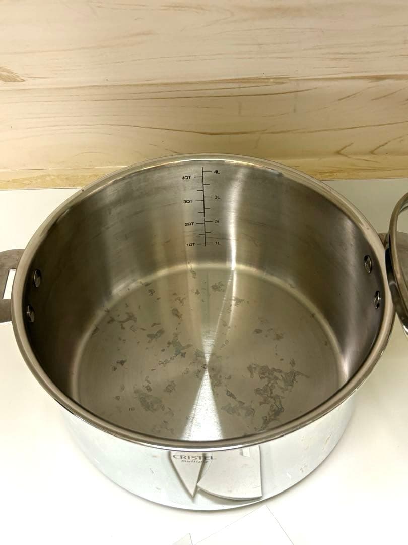 【レア】クリステル エムピーシリーズ （MP） 深鍋 22cm 美品