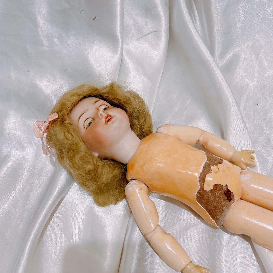 アンティークビスクドール DEPジュモー 36cm - メルカリ