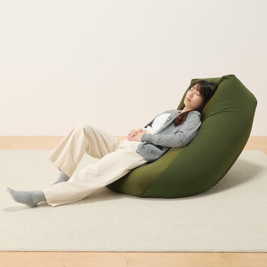 無印良品 体にフィットするソファ 長方形 グリーン