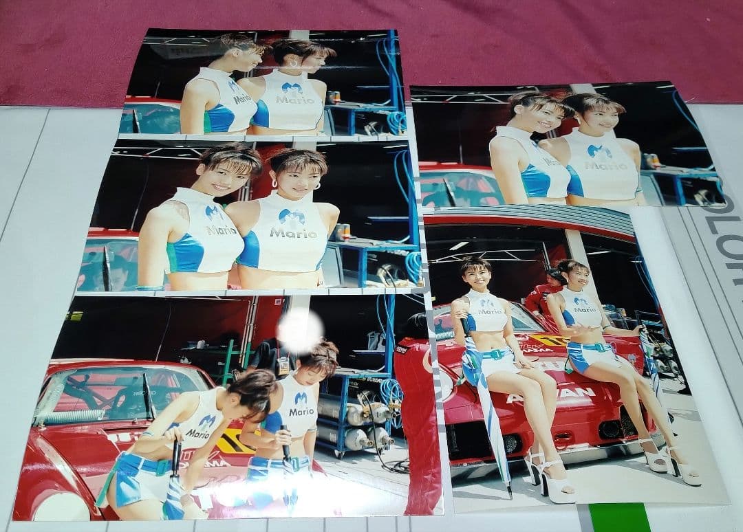 榎木らん 宗政美貴 写真 はがきサイズ 9枚 レースクイーン アイドル