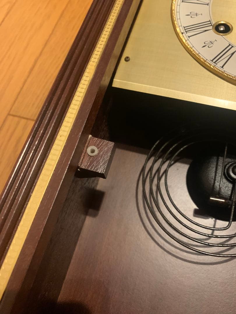 中古Aichi Tokei spanish vela振り子時計 ゼンマイ式柱時計